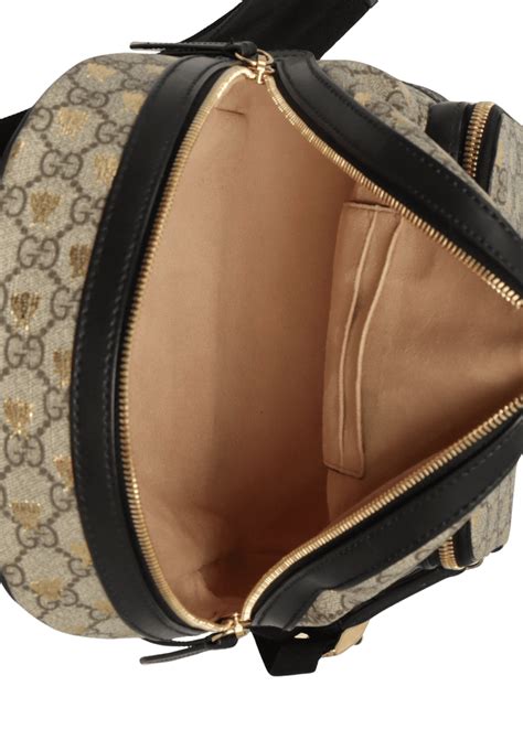 gucci gg supreme bees backpack|gucci gg canvas backpack.